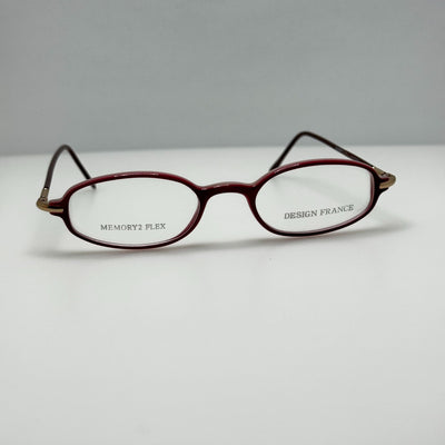 Memory 2 Flex Burgundy Eye Glasses Eyeglasses Frames 47-17-140