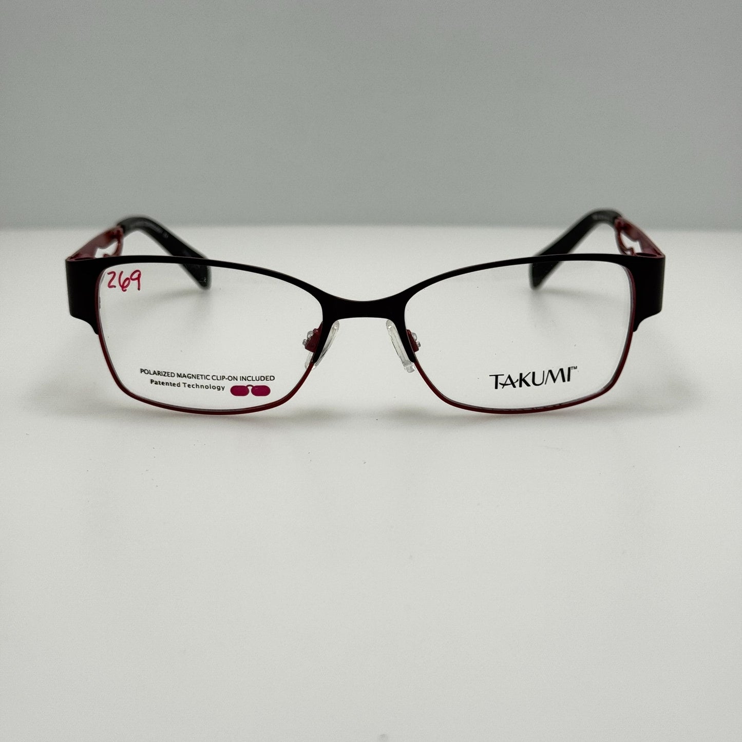 Takumi T9950 10 Eyeglasses Eye Glasses Frames 50-16-135 W/ Clip