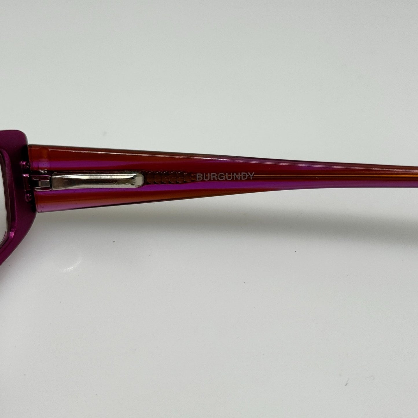 Booth & Bruce MG 001 Burgundy Eyeglasses Eye Glasses Frames England