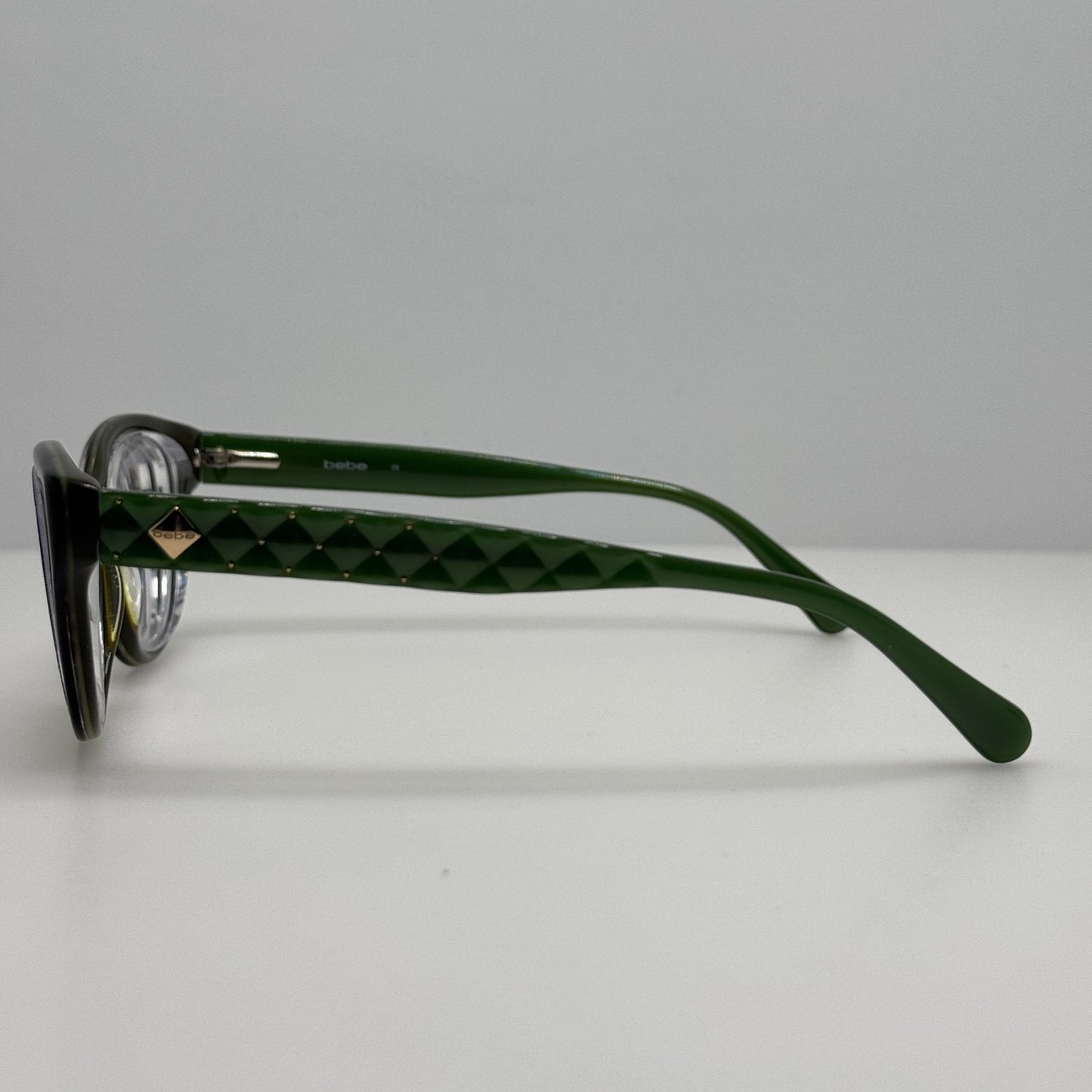 Bebe Eyeglasses Eye Glasses Frames BB 5100 324 Notice Me Emerald 51-16-135