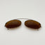 Marchon M615T 49 210 Clip Clips On Sunglasses Polarized Japan
