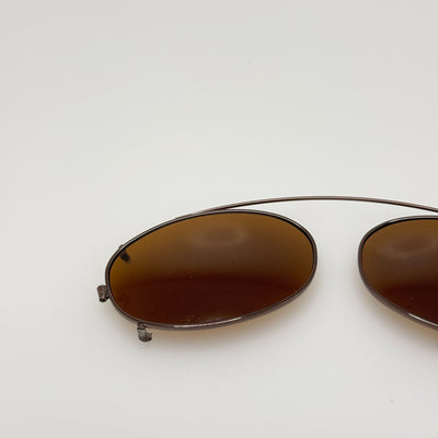 Marchon M615T 49 210 Clip Clips On Sunglasses Polarized Japan