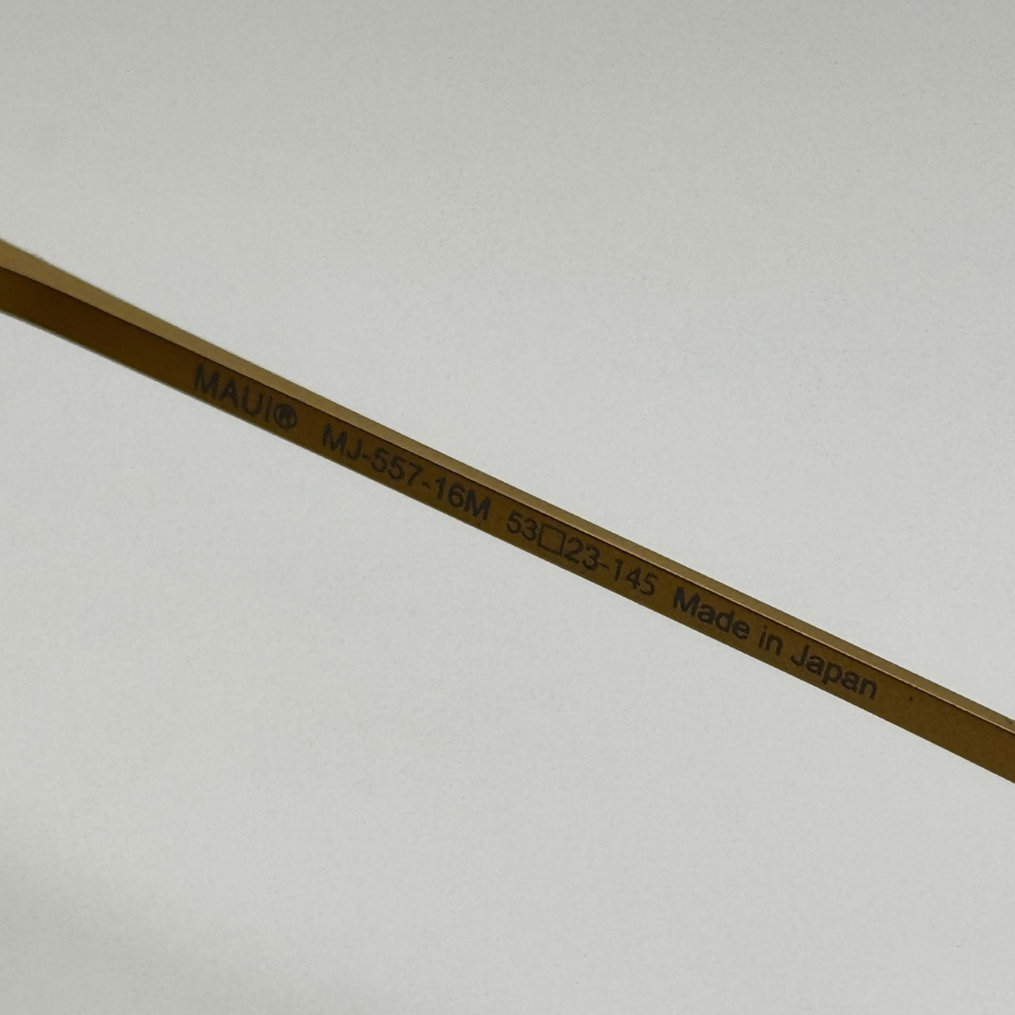 Maui Jim MJ-557-16M Bowline MB-BG Gold Eyeglasses Eye Glasses Frames 53-23-145