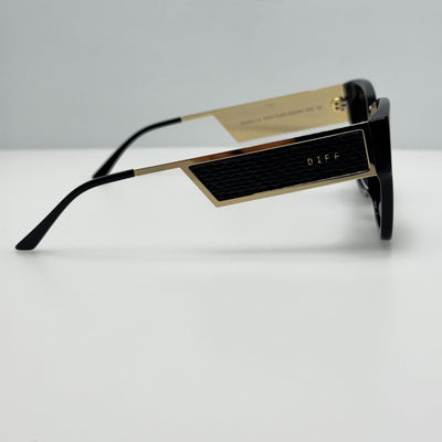 Diff Sunglasses Isabella DE01-0420-BKGRP Polarized Black