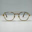 Bausch & Lomb B&L Safety 5 3/4 Gold Eye Glasses Eyeglasses Frames 52-22