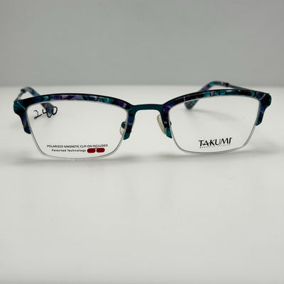 Takumi TK1034 60 Eyeglasses Eye Glasses Frames 52-18-140 W/ Clip