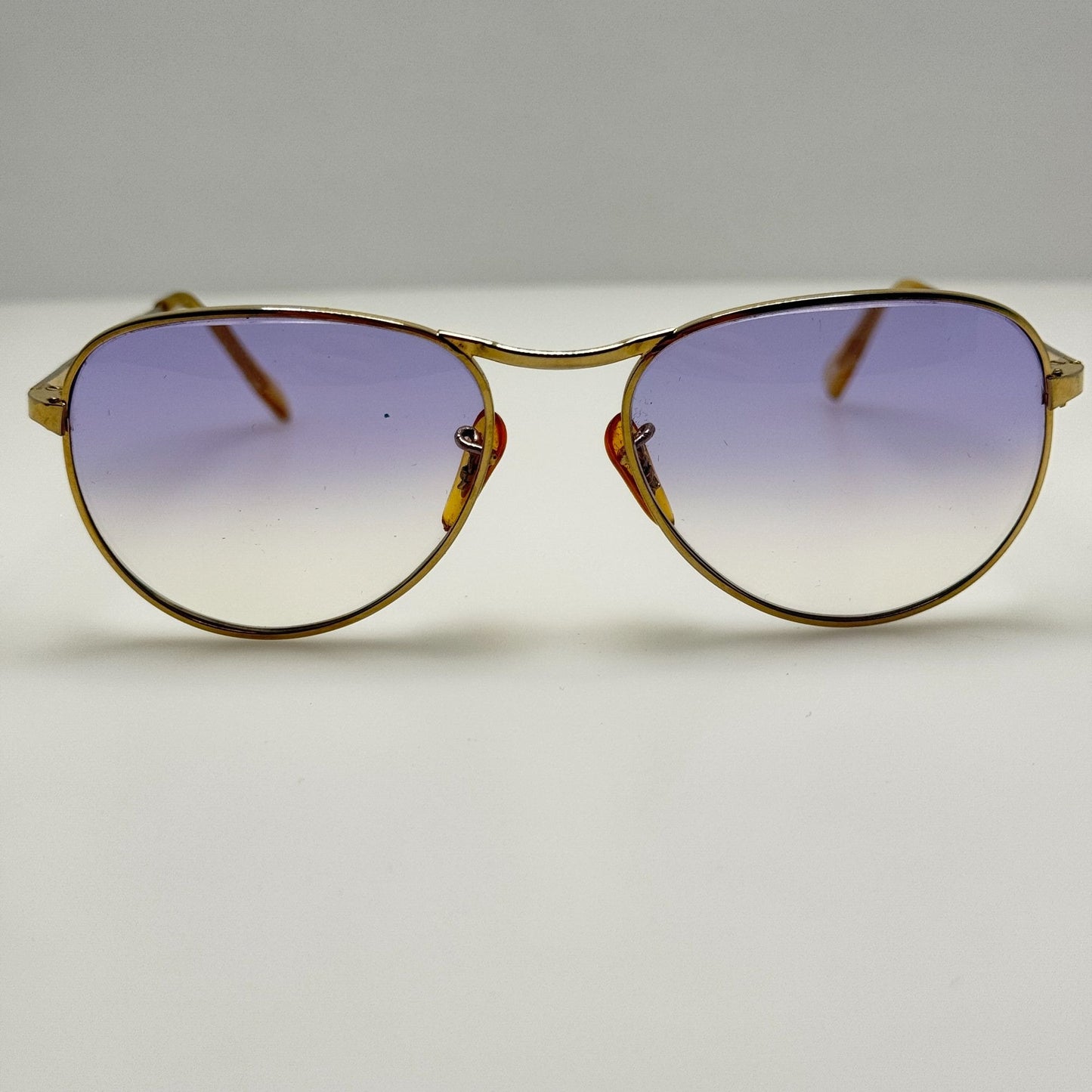 Em Kick Sterling Opt Eyeglasses Eye Glasses Frames Gold Japan 48-16