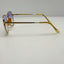 Em Kick Sterling Opt Eyeglasses Eye Glasses Frames Gold Japan 48-16