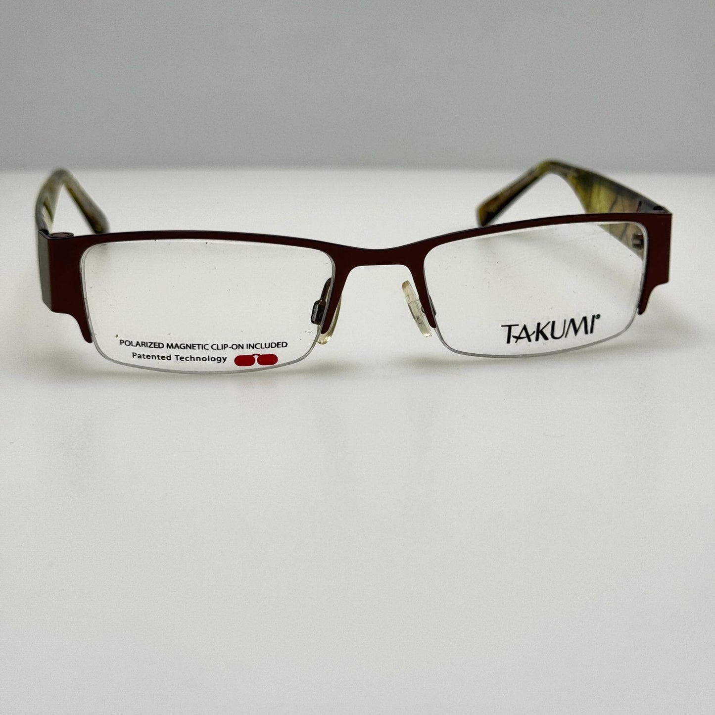 Takumi T9973 10 Eyeglasses Eye Glasses Frames 51-18-135 W/ Clip