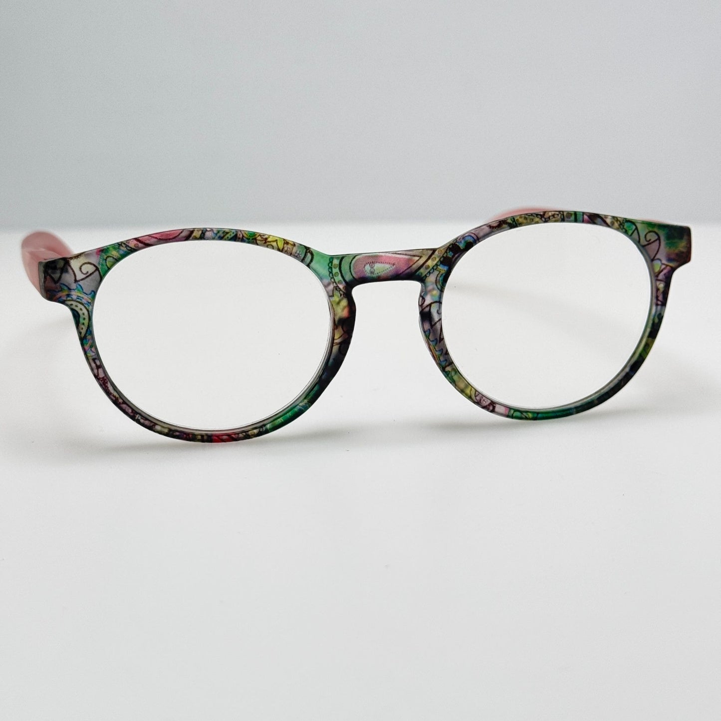 Martha Stewart Eyeglasses Eye Glasses Frames ZHMX0107-B MX104 GNP +2.00