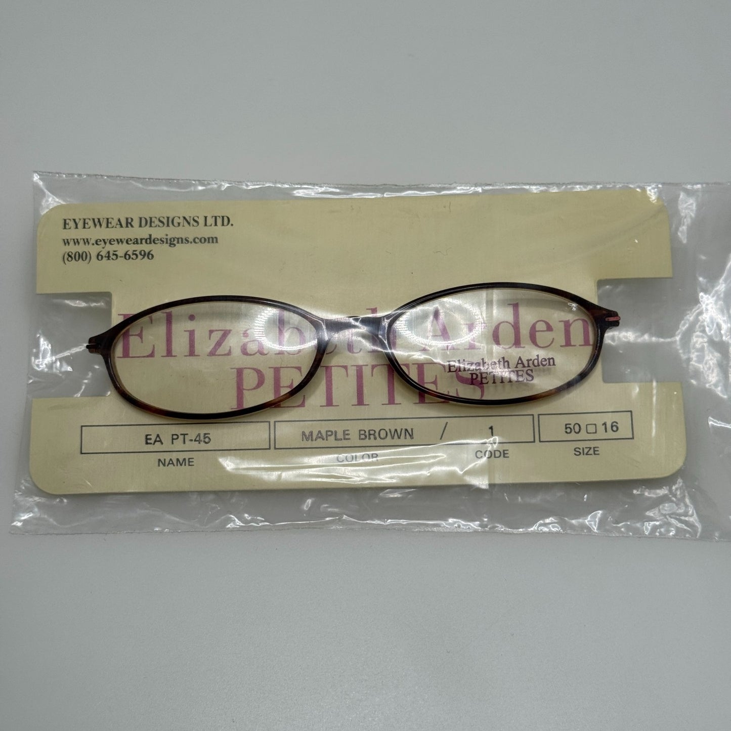 Elizabeth Arden EAPT-45-1 Brown Eyeglasses Eye Glasses Frames 50-16-140