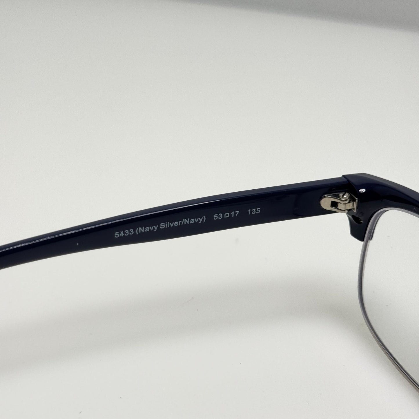 Coach HC 6098 5433 Navy Silver Eyeglasses Eye Glasses Frames 53-17-135