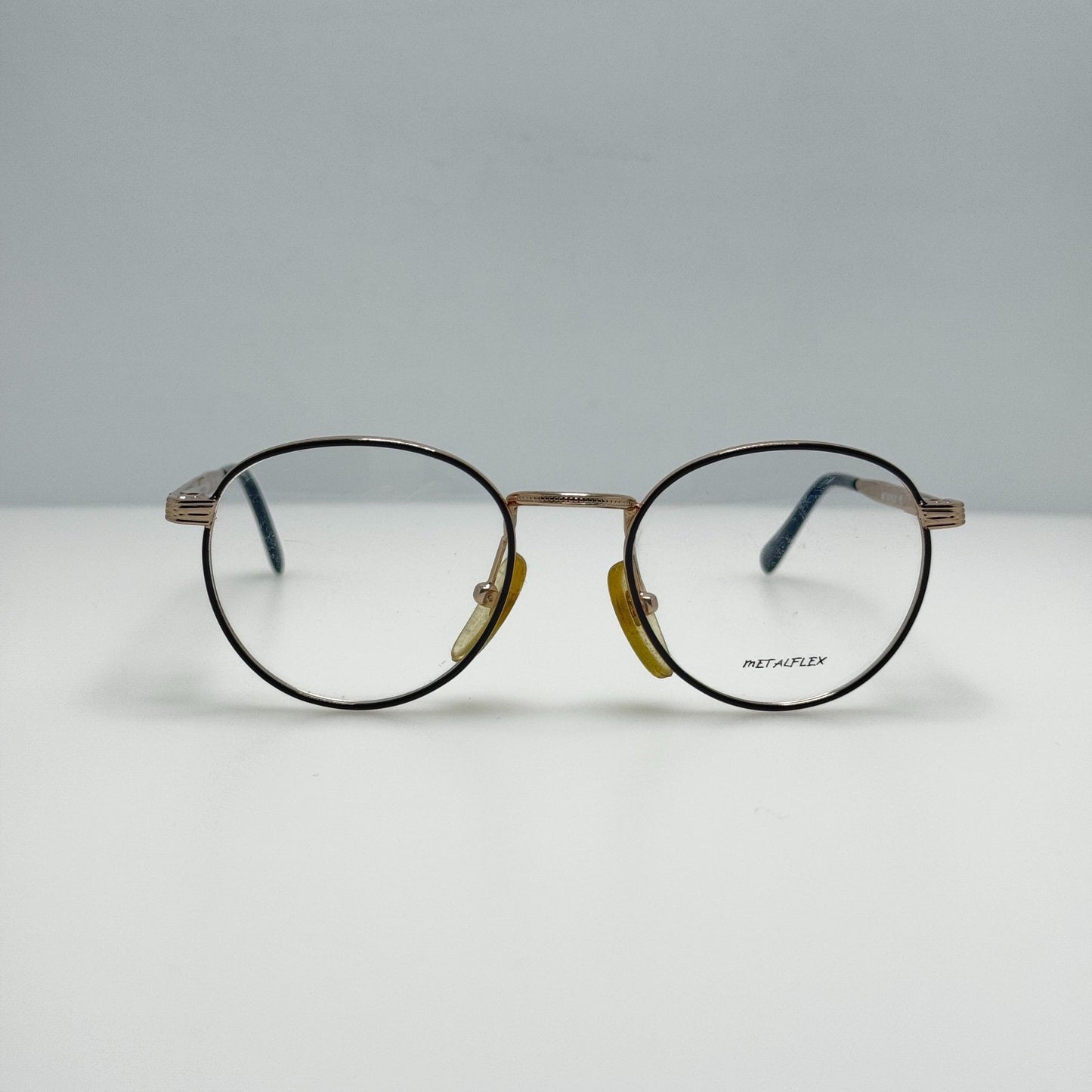 Metalflex #E Gold Brown Youth Eyeglasses Eye Glasses Frames 46-20-135
