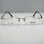 Steve H Eyeglasses Eye Glasses Frames TT 8544 Shiny Silver Titanium 52-18-140