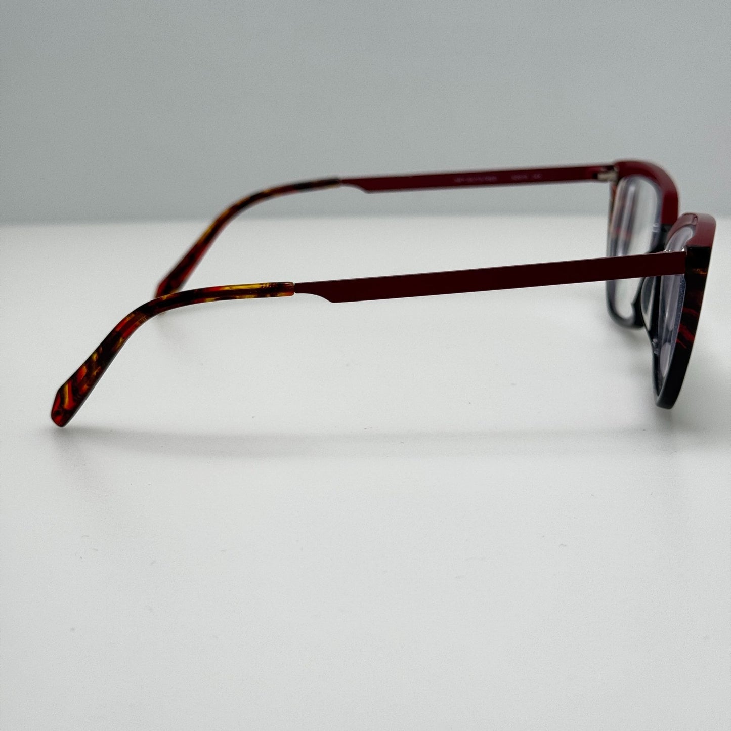 OGI Hey Guys Red Eyeglasses Eye Glasses Frames Japan 52-15-145