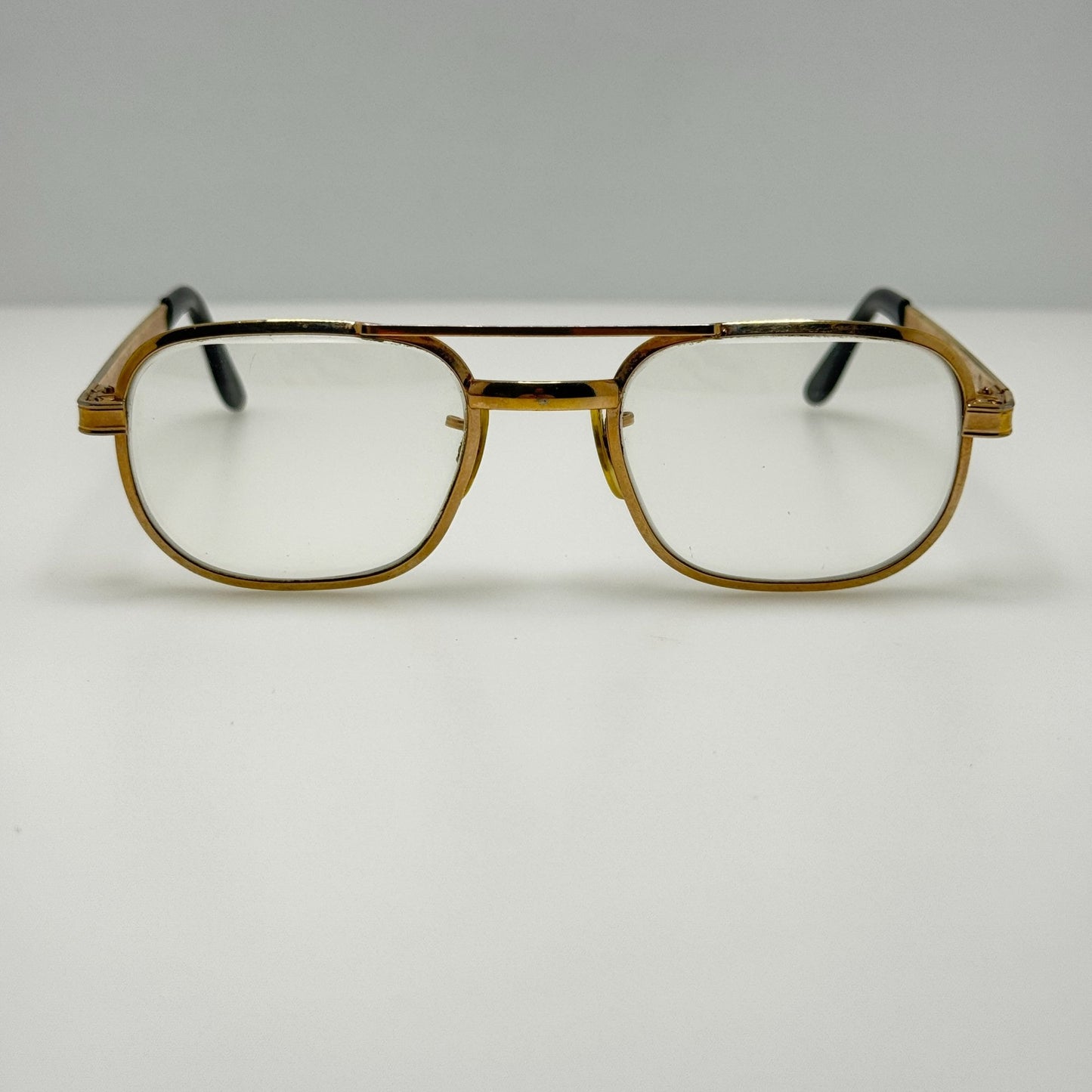 US Optical Eyeglasses Eye Glasses Frames Gold USA 5 1/4 50-20-135