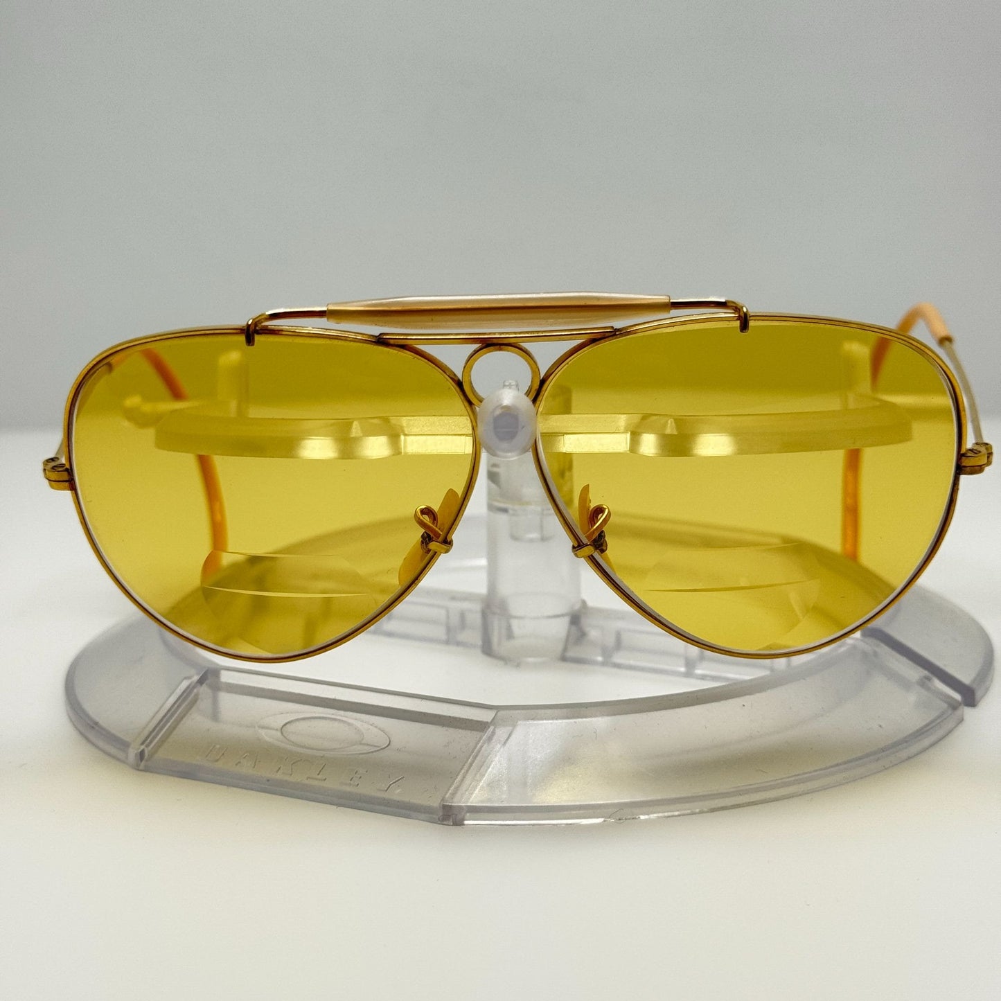 Ray Ban Bausch & Lomb B&L 10K GF Aviator Bullethole Eyeglasses Eye Glasses Frame