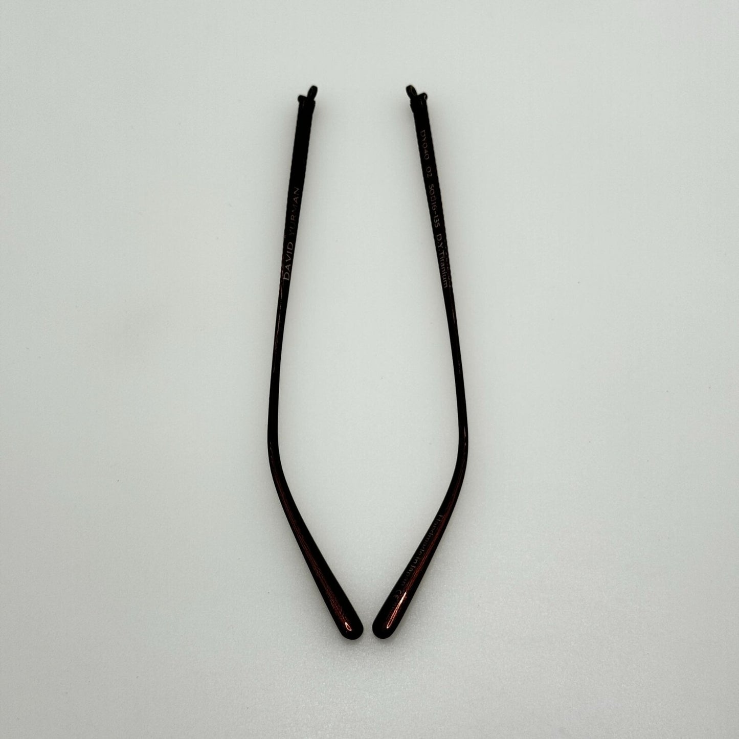 David Yurman DY040 02 50-16-135 Titanium Eye Glasses Temple Arms Only PARTS