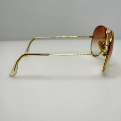 Ray Ban Aviator Bausch & Lomb Gold Eyeglasses Eye Glasses Frames 62-14