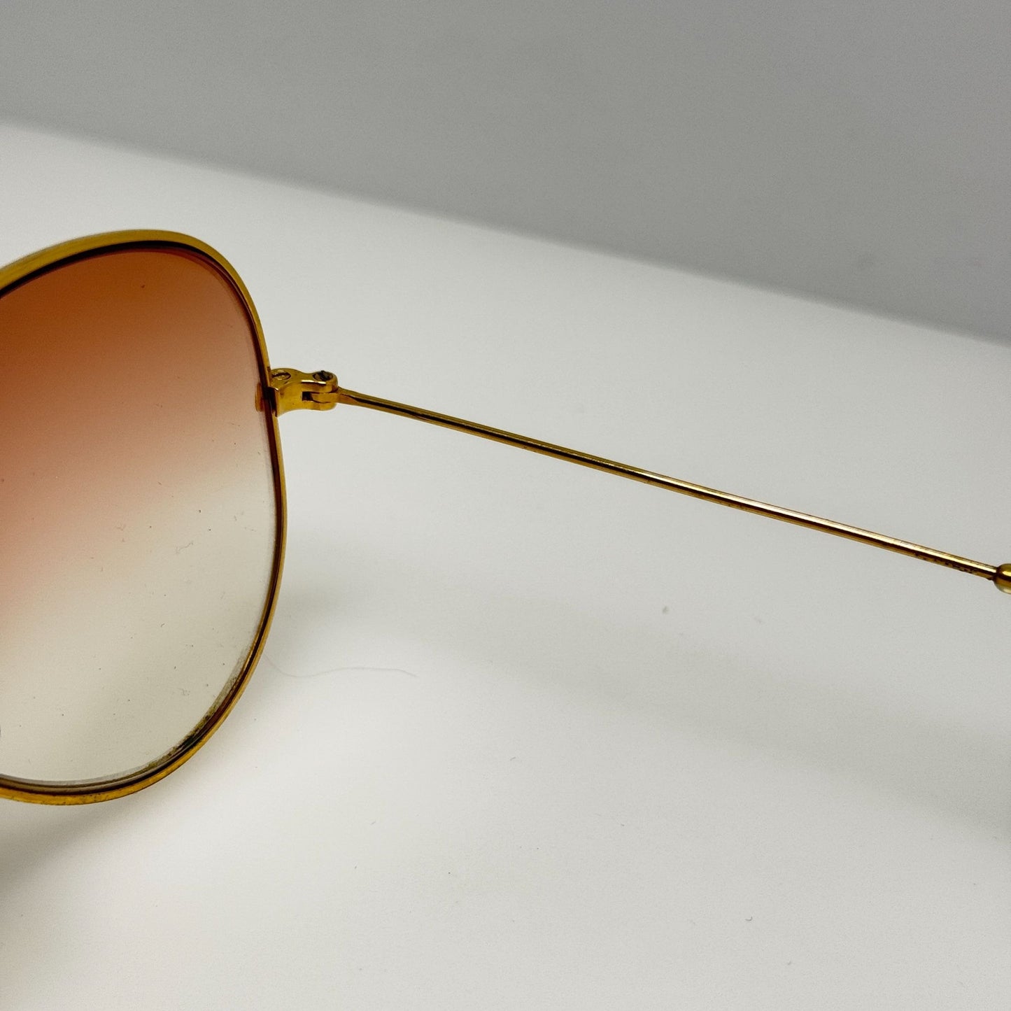 Ray Ban Aviator Bausch & Lomb Gold Eyeglasses Eye Glasses Frames 62-14