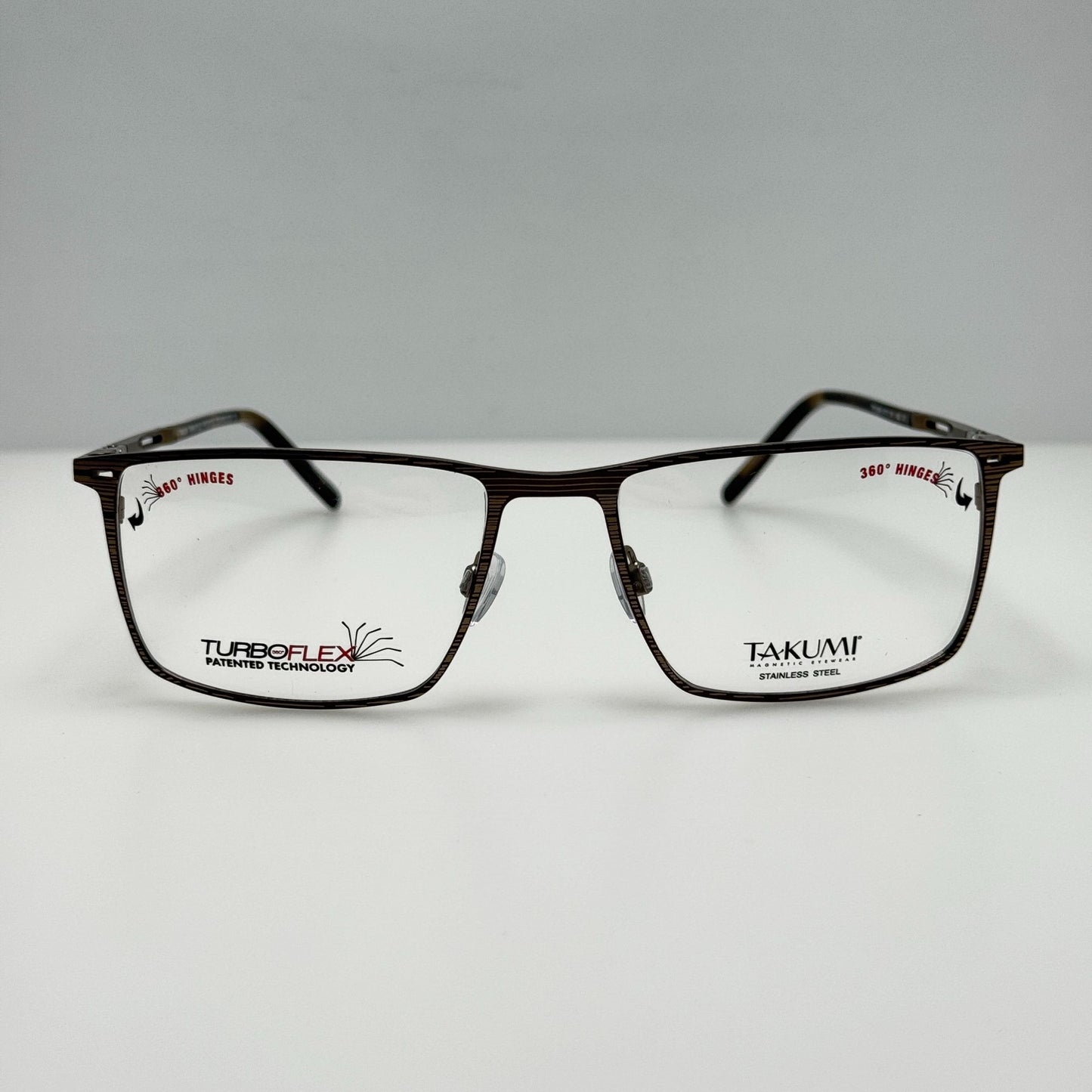 Takumi TK1295 10 Eyeglasses Eye Glasses Frames 57-18-145 W/ Clip