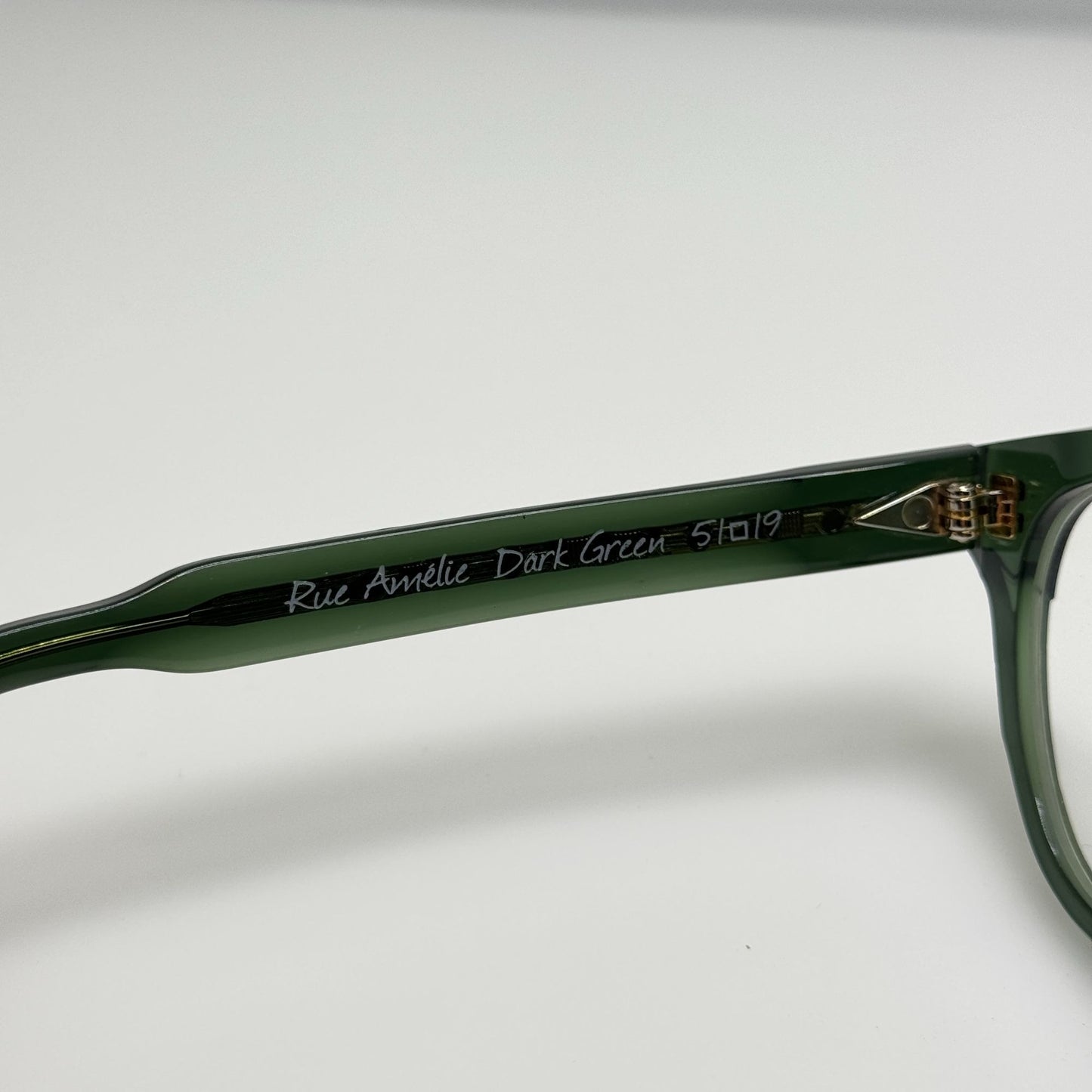 Ahlem Rue Amelie Eyeglasses Eye Glasses Frames Dark Green France 51-19