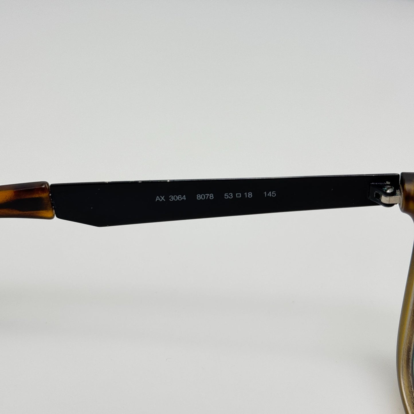 Armani Exchange Eyeglasses Eye Glasses Frames AX 3064 8078 53-18-145