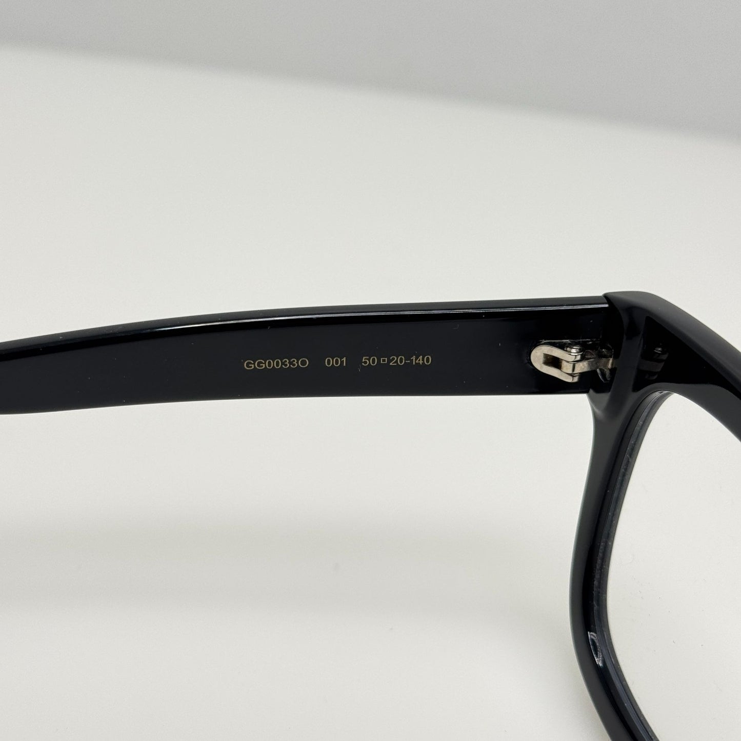 Gucci GG0033O 001 Eyeglasses Eye Glasses Frames Black 50-20-150