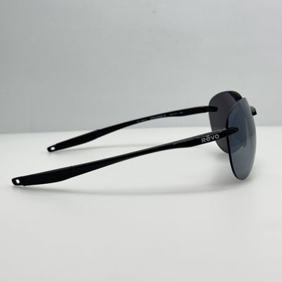 Revo Sunglasses Descend A RE 1169 01 Black Polarized Italy 62-13-139