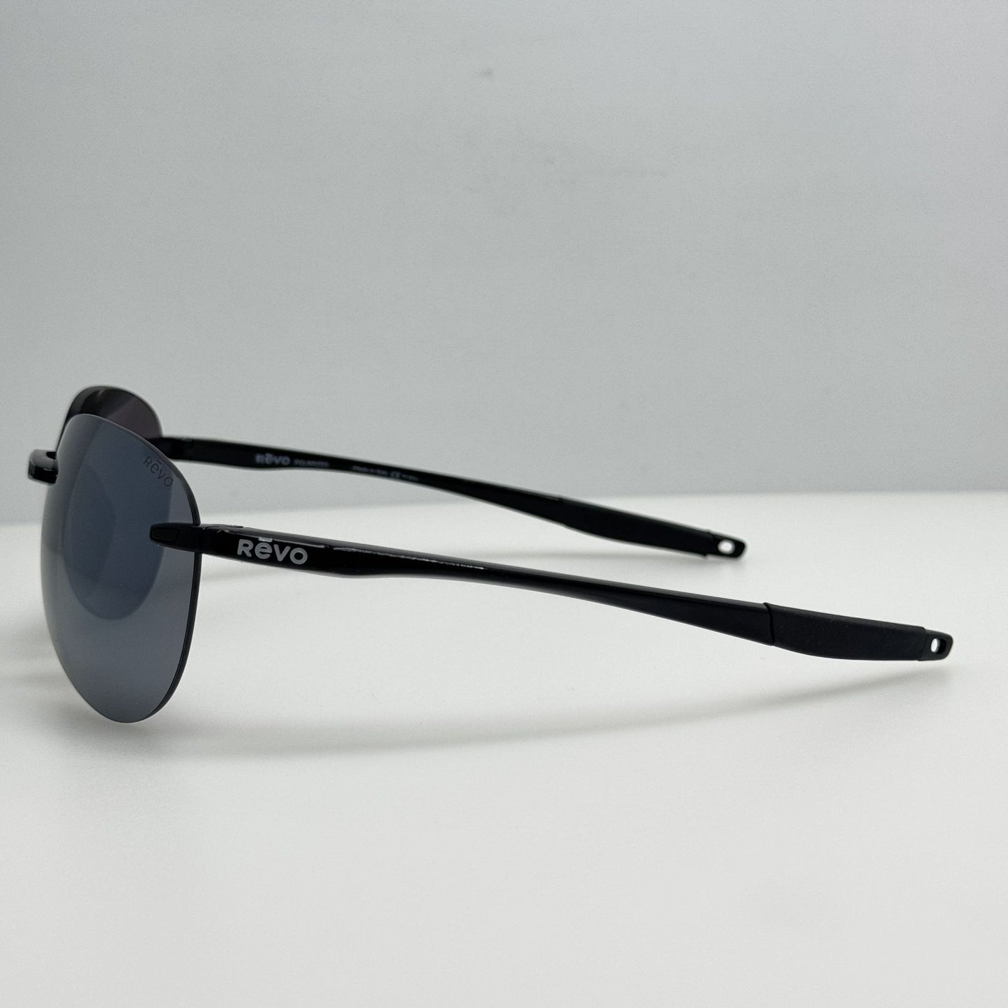 Revo Sunglasses Descend A RE 1169 01 Black Polarized Italy 62-13-139