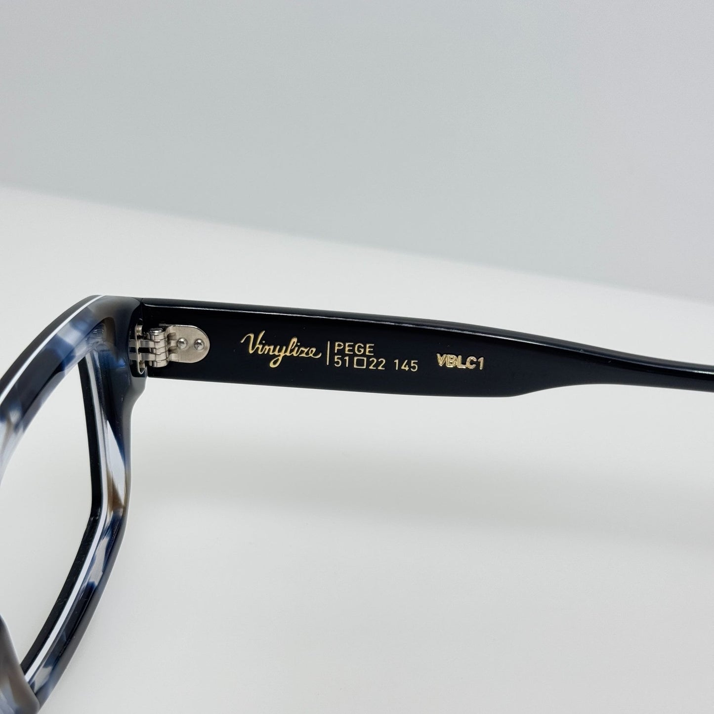 Vinylize Eyeglasses Eye Glasses Frames Pege VBLC1 Tipton Black 51-22-145