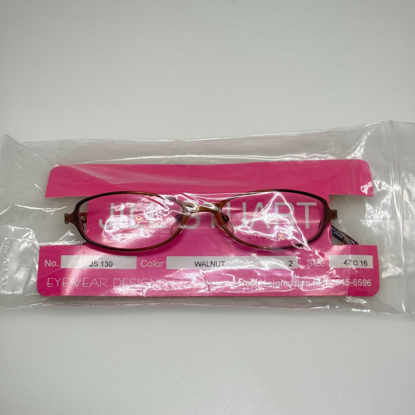 Jill Stuart JS 130-2 Walnut Eyeglasses Eye Glasses Frames 47-16-135