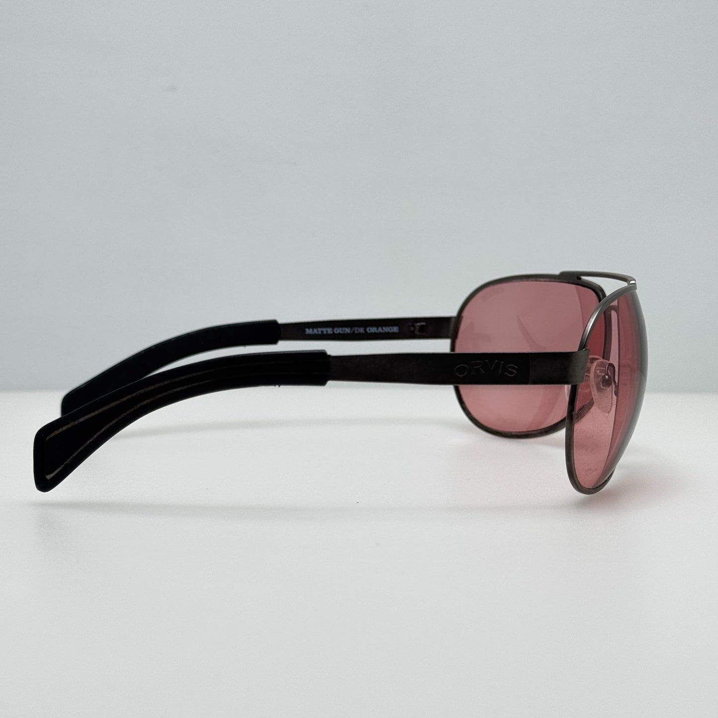 Orvis Sunglasses Wire AY274266 Matte Gunmetal Orange