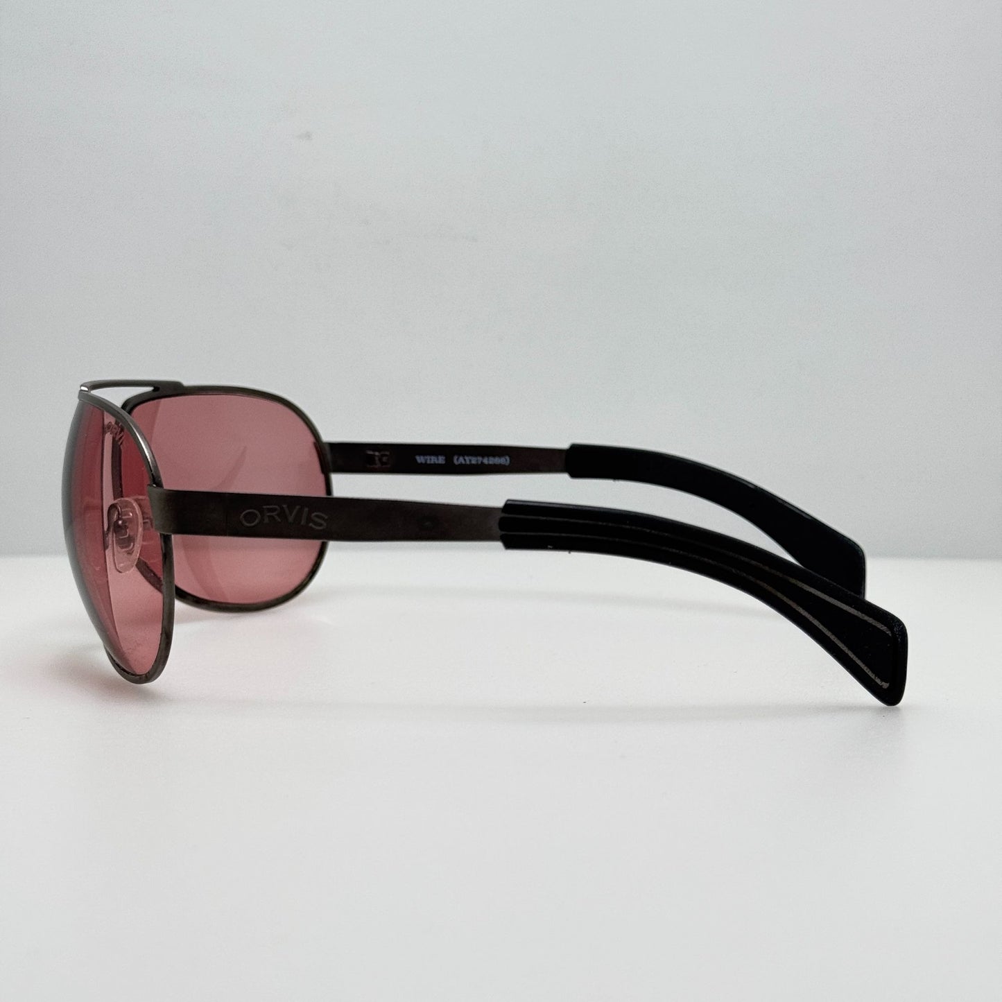 Orvis Sunglasses Wire AY274266 Matte Gunmetal Orange