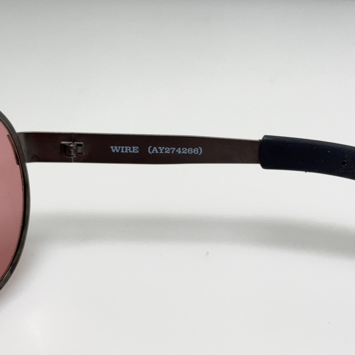 Orvis Sunglasses Wire AY274266 Matte Gunmetal Orange