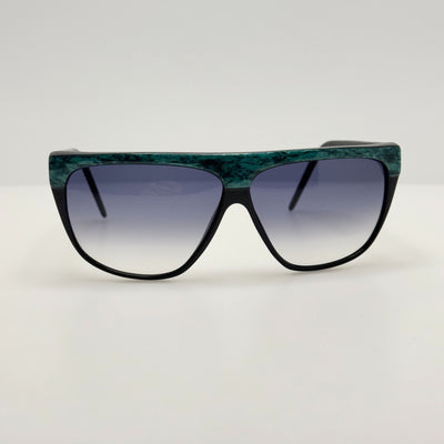Laura Biagiotti Sunglasses P7 120L Vintage Retro Black Italy