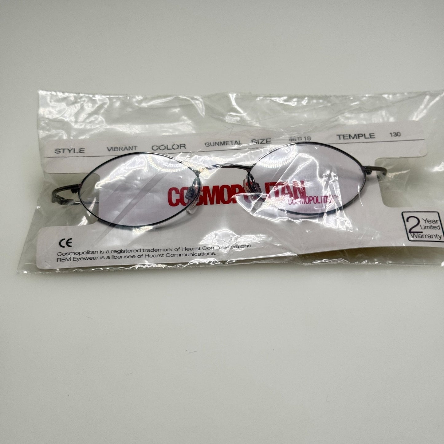 Cosmopolitan Vibrant Gunmetal Eyeglasses Eye Glasses Frames 46-18-130