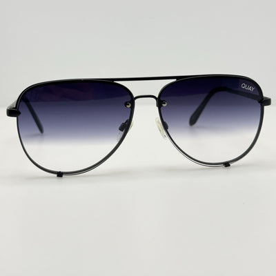 Quay Sunglasses HK Rimless 126 Black B