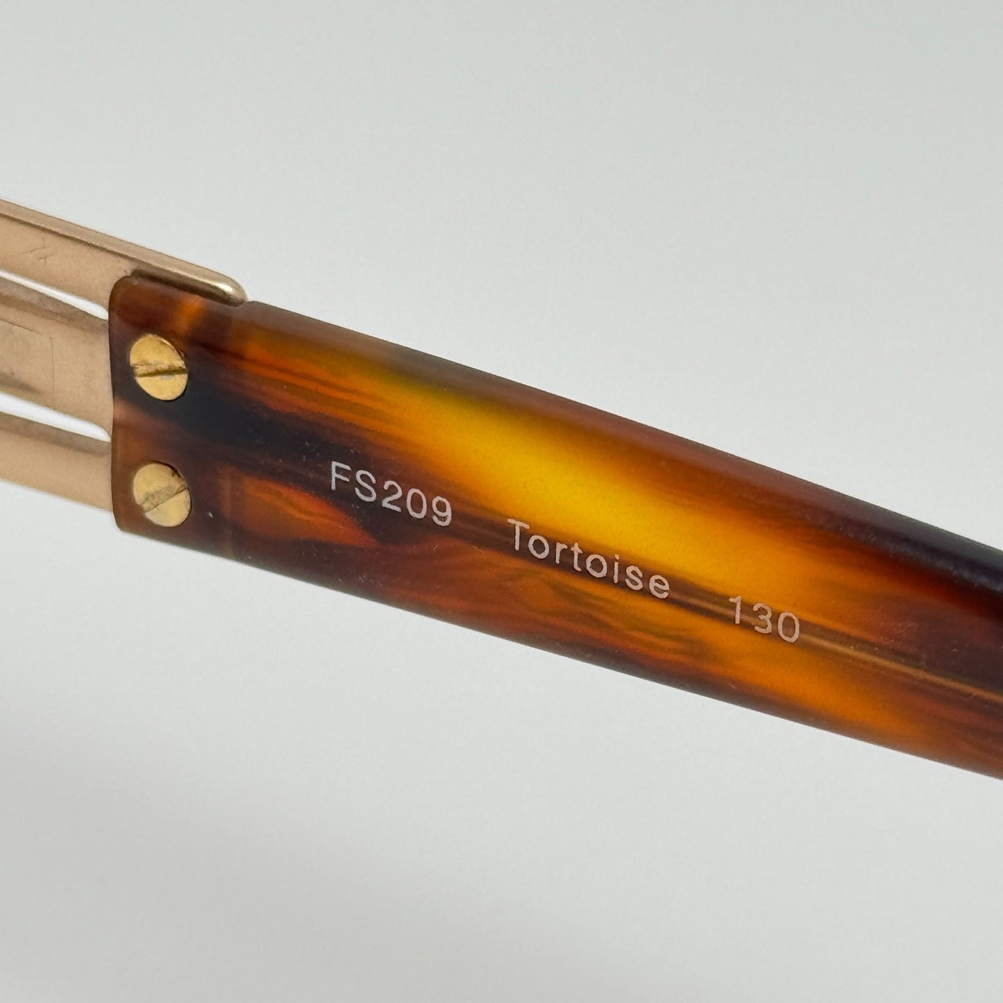 Fendi Eyeglasses Eye Glasses Frames FS209 Tortoise Italy 54-19-130