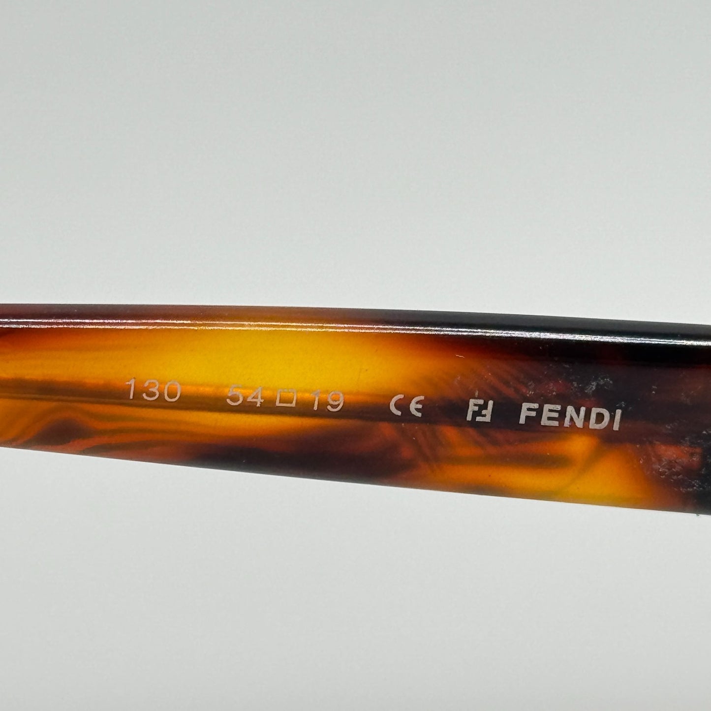 Fendi Eyeglasses Eye Glasses Frames FS209 Tortoise Italy 54-19-130
