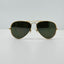 Ray Ban Bausch & Lomb Aviator Eyeglasses Eye Glasses Frames Gold 58-14
