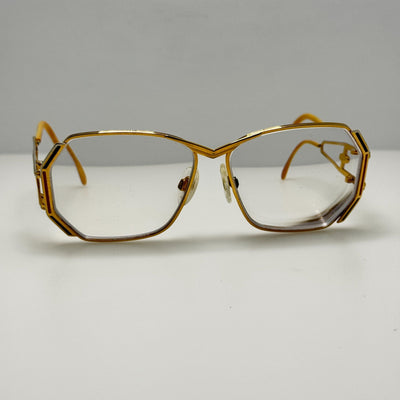 Cazal 225 Col97 013 Eyeglasses Eye Glasses Frames Gold Germany 58-13-135