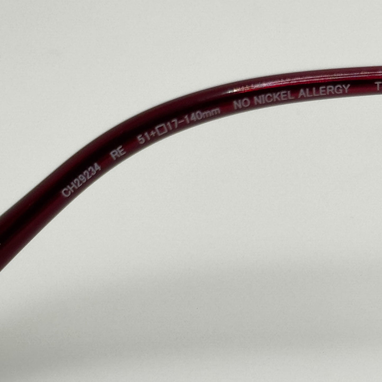 Charmant CH 29234 RE Eyeglasses Eye Glasses Frames Titanium 51-17-140