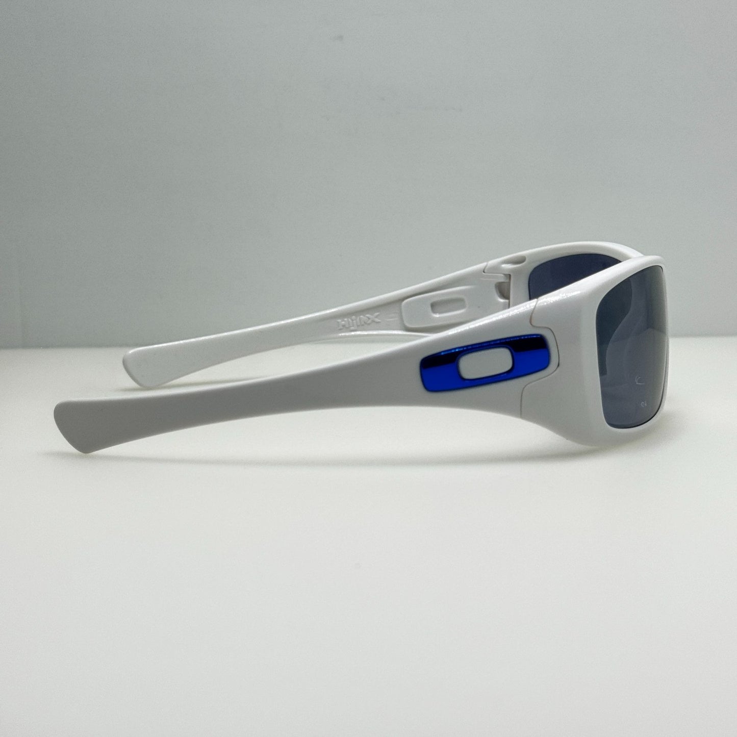 Oakley Sunglasses Hijinx White W/ Blue Icons Justin B USA