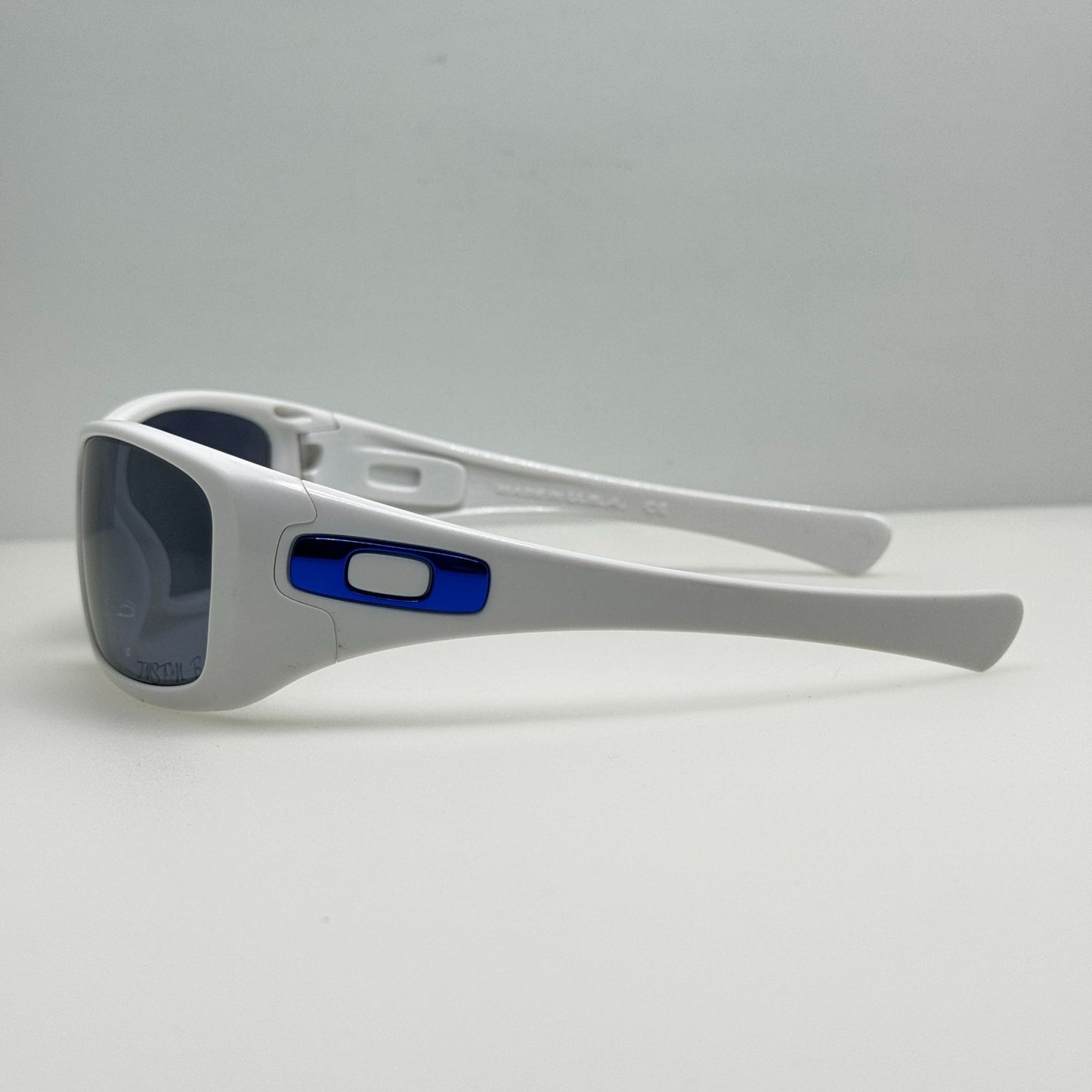 Oakley Sunglasses Hijinx White W/ Blue Icons Justin B USA