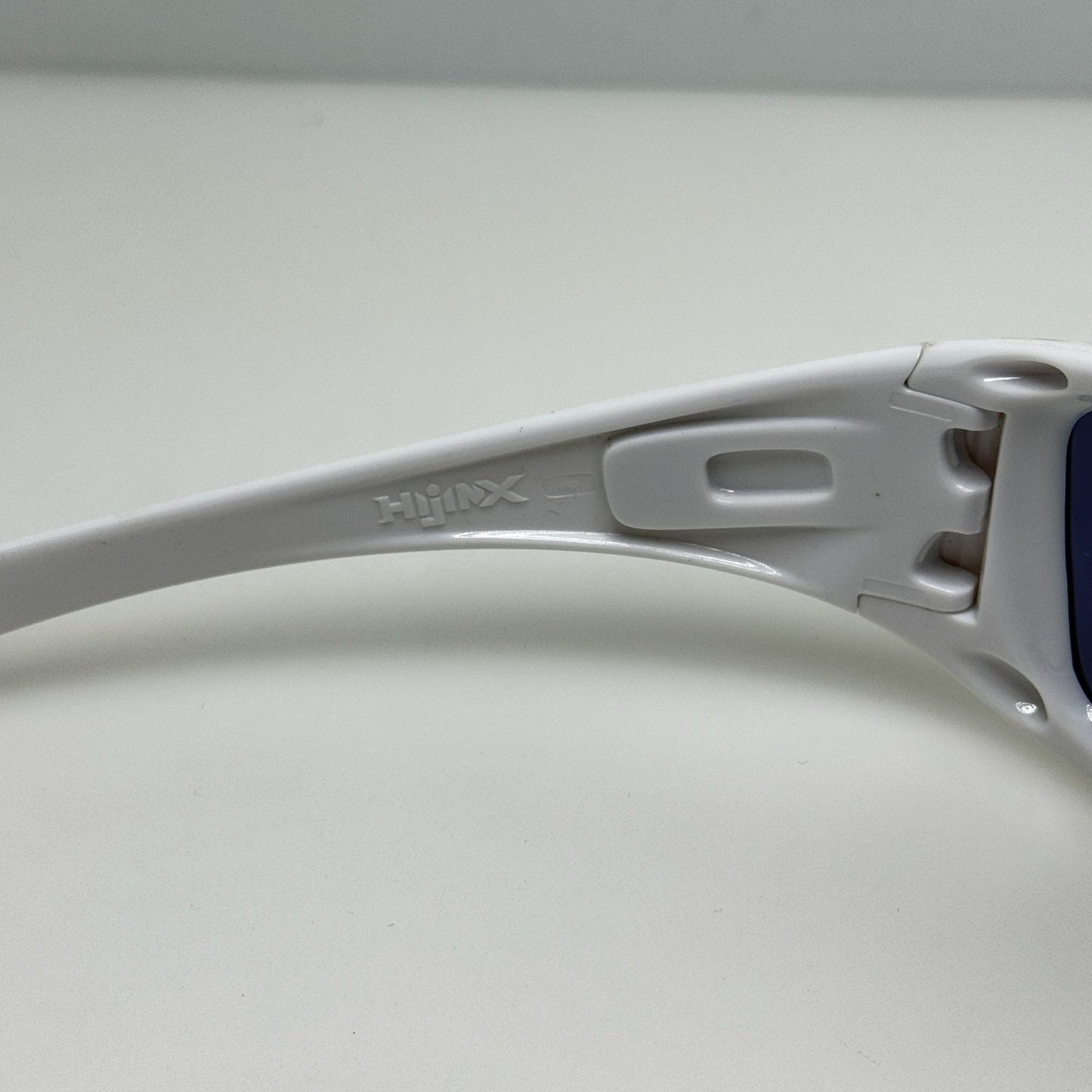 Oakley Sunglasses Hijinx White W/ Blue Icons Justin B USA