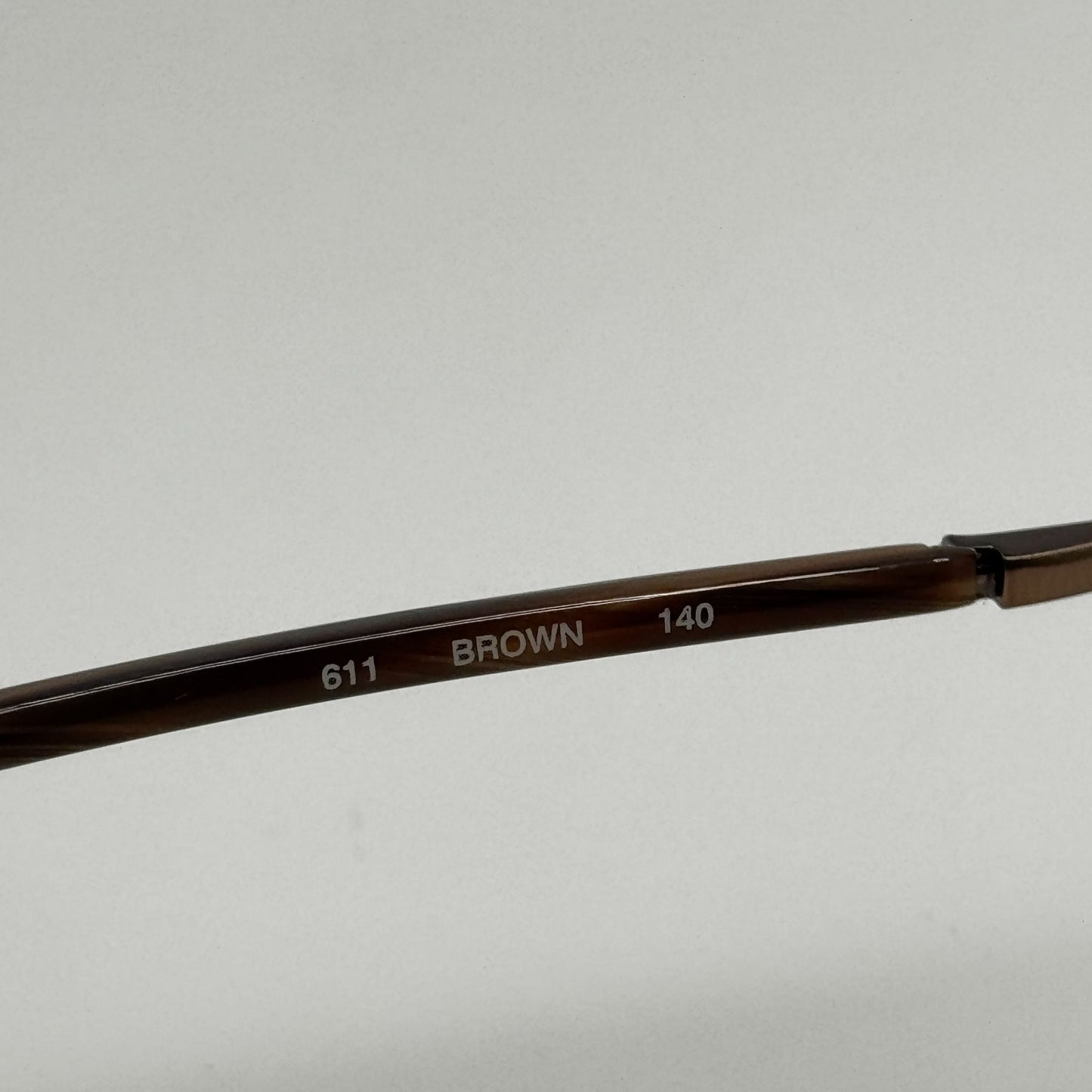 Esquire 611 Brown Eyeglasses Eye Glasses Frames 52-18-140