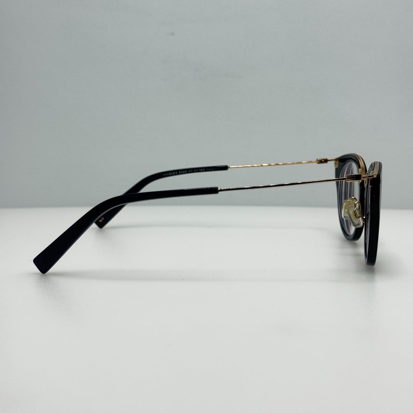 Warby Parker Hadley 3100 Black Eyeglasses Eye Glasses Frames Italy 47-21-140