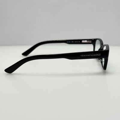 Armani Exchange Eyeglasses Eye Glasses Frames AX 3017 8004 Black 52-16-135
