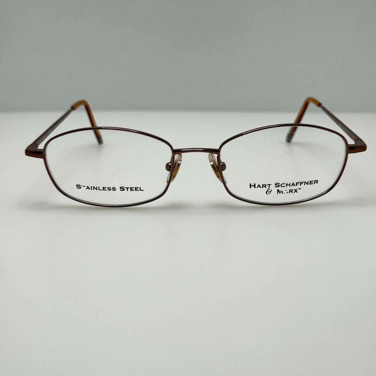 Hart Schaffner & Marx Eyeglasses Eye Glasses Frames Golden Check 720 53-18-145